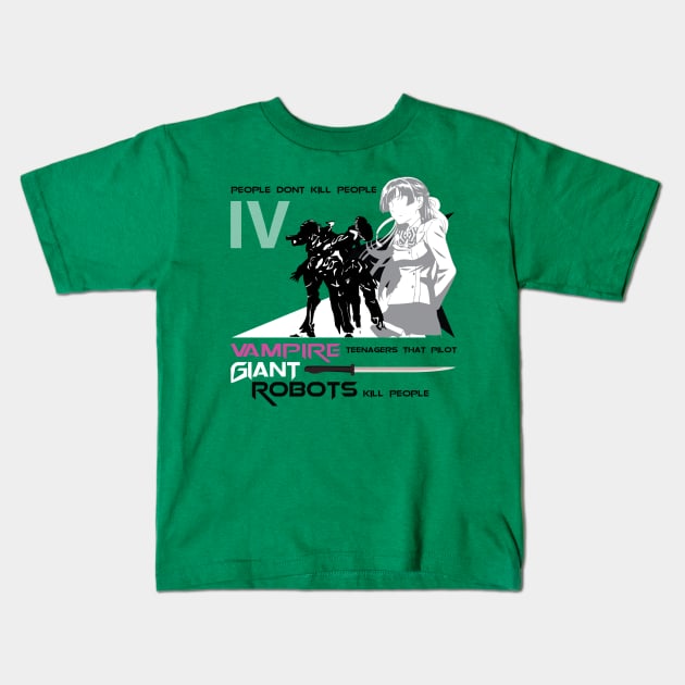 Valvrave IV - Saki Propaganda Kids T-Shirt by rolex313